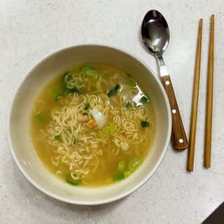 [풀무원] 자연은맛있다 정면, 백면, 홍면  세트 — 4점을 준 리뷰어가 2021년 4월 올린 사용 사진