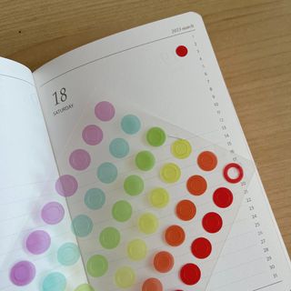 리훈 2023년 이야기다이어리 숏 날짜형 — 5점을 준 리뷰어가 2023년 1월 올린 사용 사진