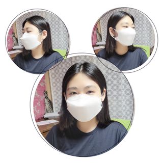 데일리브레스황사마스크KF94대형 데일리브레스 황사방역마스크 KF94 대형 — 5점을 준 리뷰어가 2021년 6월 올린 사용 사진