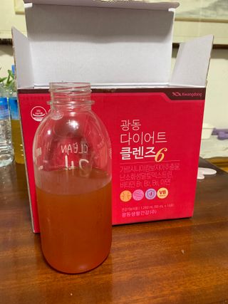 광동생활건강 광동 다이어트 클렌즈6  14입 1박스 (2주구성) — 5점을 준 리뷰어가 2023년 5월 올린 사용 사진