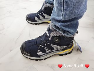 위어스세이프티 방한안전화 겨울안전화 WS-651W 위어스안전화 — 5점을 준 리뷰어가 2021년 11월 올린 사용 사진