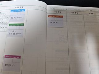 MF[비마이웨이]특허받은 할일카드 플래너, 비마이웨이 세트(만년형) — 5점을 준 리뷰어가 2023년 7월 올린 사용 사진