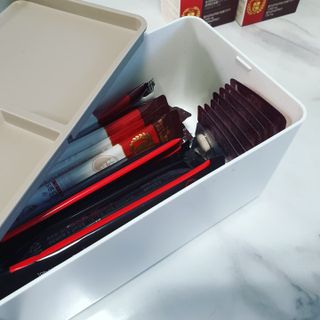 창신리빙 [프랑코 멀티 소품 정리함] 똑똑한 정리 수납 — 5점을 준 리뷰어가 2022년 1월 올린 사용 사진