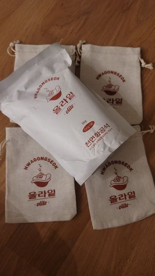올라잍 천연화공석 — 5점을 준 리뷰어가 2022년 9월 올린 사용 사진