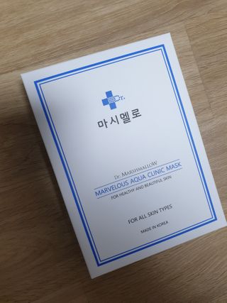닥터마시멜로 닥터마스멜로 마블러스 아쿠아 클리닉 마스크 — 5점을 준 리뷰어가 2021년 3월 올린 사용 사진
