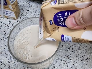 소화가 잘되는 우유 국산 5곡 미숫가루 — 5점을 준 리뷰어가 2021년 9월 올린 사용 사진
