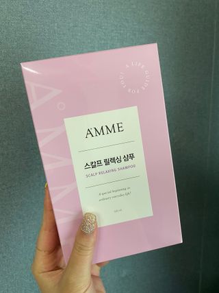 아므 스칼프 릴렉싱 샴푸 — 5점을 준 리뷰어가 2021년 4월 올린 사용 사진