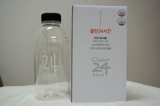 클린24시간 1BOX(5포) + 전용보틀(500ml) — 5점을 준 리뷰어가 2022년 12월 올린 사용 사진