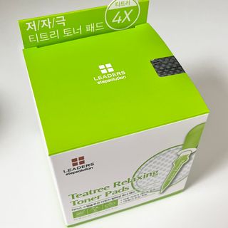 리더스코스메틱 리더스 스텝솔루션 티트리 릴렉싱 토너 패드 — 5점을 준 리뷰어가 2022년 4월 올린 사용 사진