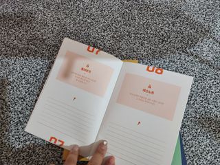 리훈 궁금해 Q&A다이어리 세트 큐엔에이 질문일기 큐앤에이 질문책 QnA — 5점을 준 리뷰어가 2022년 11월 올린 사용 사진