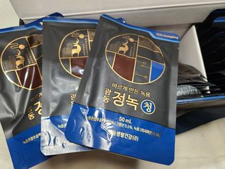 [광동생활건강] 광동정녹청 30포 — 5점을 준 리뷰어가 2021년 11월 올린 사용 사진