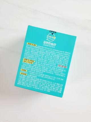 [유산균] 오마이락 장편한습관 프로바이오틱스 30P — 5점을 준 리뷰어가 2022년 12월 올린 사용 사진