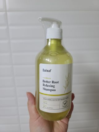 달리프 클로렐라 베러 루트 릴렉싱 샴푸 500ml — 5점을 준 리뷰어가 2021년 1월 올린 사용 사진