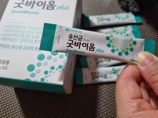 프리마인 유산균 국가지정연구소 선정, 살아있는 생유산균 200억 마리의 힘. 유산균n굿바이옴플러스 — 5점을 준 리뷰어가 2022년 4월 올린 사용 사진