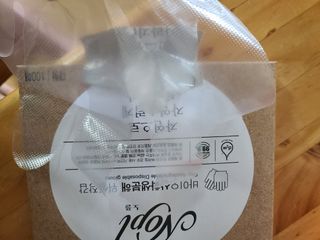 노플(NOPL) 노플 친환경 바이오 산화 생분해  항균 일회용 위생 비닐장갑 100매 + 지퍼백 소형, 대형 — 5점을 준 리뷰어가 2021년 10월 올린 사용 사진
