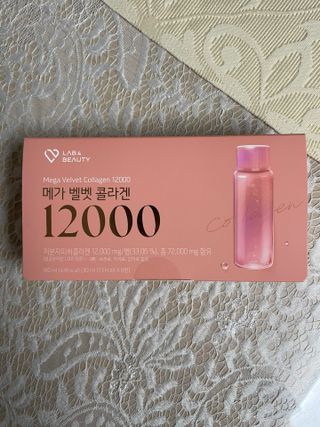 랩앤뷰티 메가 벨벳 콜라겐 12000 — 5점을 준 리뷰어가 2021년 5월 올린 사용 사진