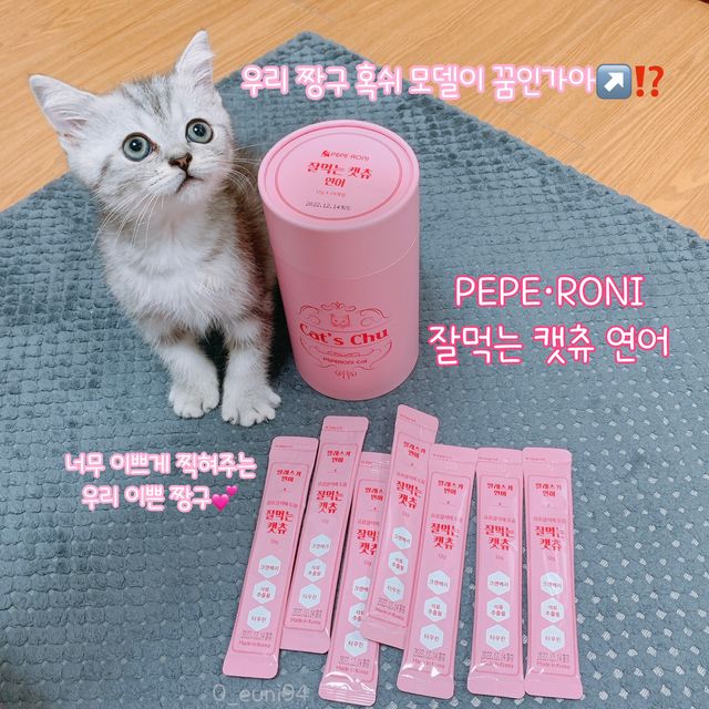 페페로니 잘 먹는 캣츄 - 알래스카 연어 24개입 리뷰 사진