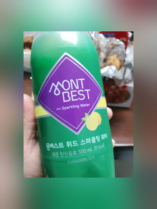 몽베스트 Montbest with Sparkling water Lemon OR Lime 20병(랜덤) — 5점을 준 리뷰어가 2021년 10월 올린 사용 사진