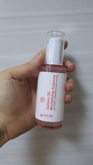 아이앤립 / EYENLIP 아이앤립 연어오일 리바이탈라이징 토너+앰플+크림 3종 세트 — 4점을 준 리뷰어가 2021년 6월 올린 사용 사진