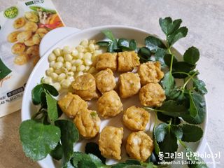 굽네몰 굽네 닭가슴살 큐브 3종 9팩 — 5점을 준 리뷰어가 2021년 11월 올린 사용 사진