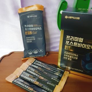 서울약사신협_프리미엄포스트바이오틱스골드_5g x 50포 — 5점을 준 리뷰어가 2021년 2월 올린 사용 사진