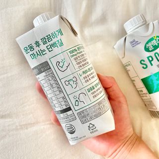 셀렉스스포츠 셀렉스 스포츠 웨이 프로틴 복숭아_ 330ml x 12팩 — 5점을 준 리뷰어가 2021년 7월 올린 사용 사진