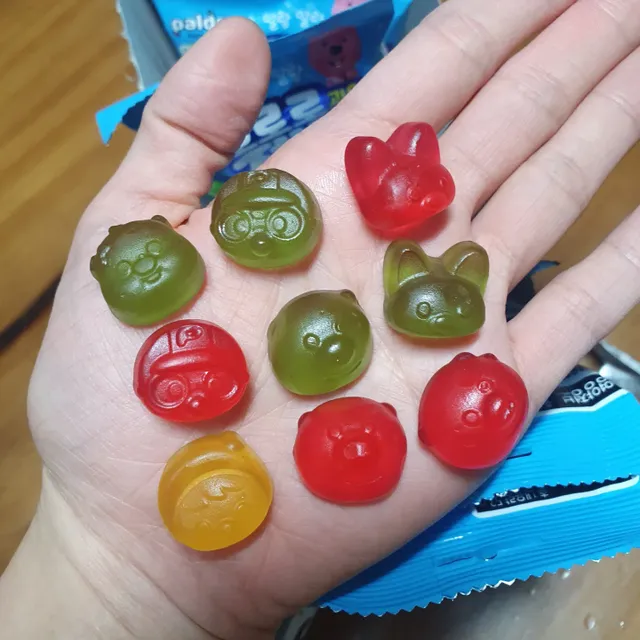 팔도 뽀로로 과일맛 젤리 리뷰 사진