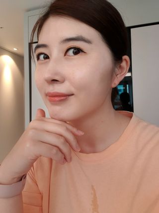 [골드앤디어]14k 미니 스틱 바 귀걸이_3color — 5점을 준 리뷰어가 2021년 6월 올린 사용 사진