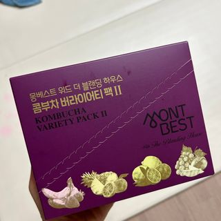 [몽베스트] 위드 더 블랜딩 하우스 콤부차 _ 버라이어티팩II — 5점을 준 리뷰어가 2024년 3월 올린 사용 사진