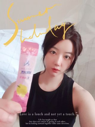 비타앤C 레몬맛, 망고맛 — 5점을 준 리뷰어가 2021년 6월 올린 사용 사진