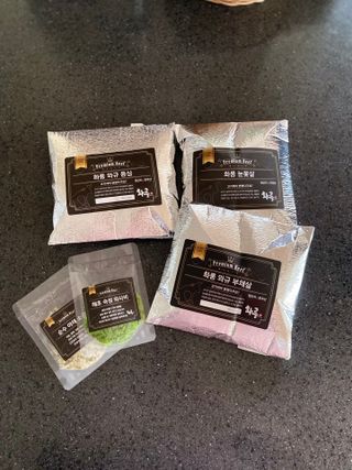 화룽 프리미엄 소고기 와규 mb9고마블 눈꽃살+부채살+등심 선물세트 — 4점을 준 리뷰어가 2022년 5월 올린 사용 사진
