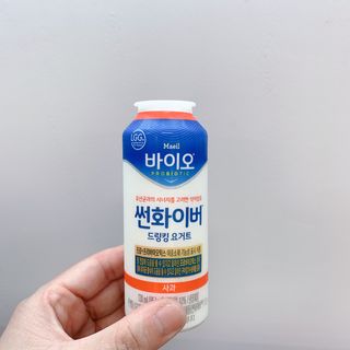 LIVE 매일바이오 썬화이버 드링킹 요거트 — 5점을 준 리뷰어가 2022년 8월 올린 사용 사진