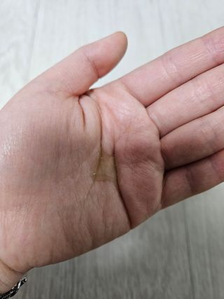 프리마인 메이크업과 들뜨는 각질까지 한방에 깐달걀로! 순하기까지한 셀베이스 그린티클렌저(200ml) — 4점을 준 리뷰어가 2023년 2월 올린 사용 사진