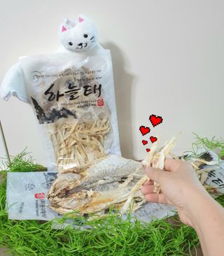 [오늘바스켓] 용대리 손질하늘태 130g — 5점을 준 리뷰어가 2021년 5월 올린 사용 사진