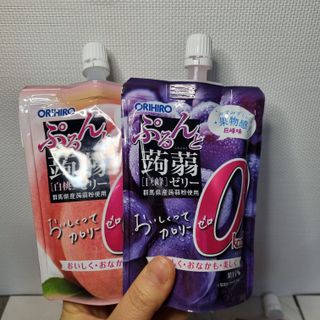 ORIHIRO 오리히로 곤약젤리 제로칼로리 130g 4종 4팩(맛별로 1팩씩) — 5점을 준 리뷰어가 2023년 1월 올린 사용 사진