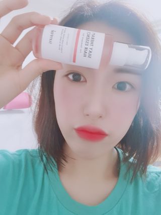 썸헤어 / SUMHAIR 썸헤어 실키 테라피 헤어 에센스 — 5점을 준 리뷰어가 2021년 4월 올린 사용 사진