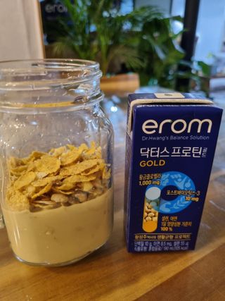 이롬 erom 닥터스 프로틴 골드 — 4점을 준 리뷰어가 2021년 4월 올린 사용 사진