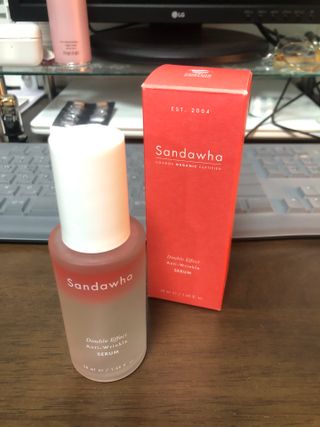 산다화 더블 이펙트 안티 링클 세럼 50ml — 5점을 준 리뷰어가 2023년 1월 올린 사용 사진