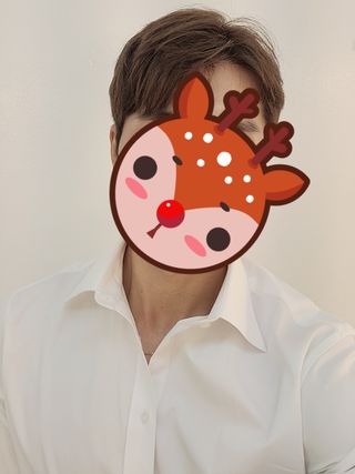 [갸스비] 곱슬 머리부터 파마까지 남자의 컬을 위한 갸스비 컬크림 — 5점을 준 리뷰어가 2021년 10월 올린 사용 사진