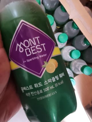 몽베스트 Montbest with Sparkling water Lemon OR Lime 20병(랜덤) — 5점을 준 리뷰어가 2023년 1월 올린 사용 사진