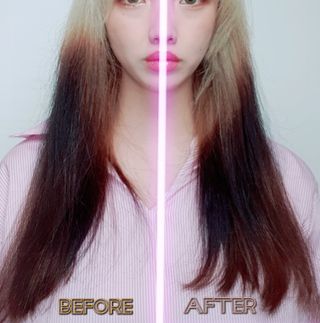 썸헤어 / SUMHAIR 썸헤어 실키 테라피 헤어 에센스 — 4점을 준 리뷰어가 2021년 6월 올린 사용 사진