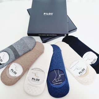 [사이즈가 있는 양말 필로이]남자 덧신 6족 선물 세트_나를 위한 선물or마음을 전하는 선물【 S, M, L, XL】 — 5점을 준 리뷰어가 2022년 6월 올린 사용 사진