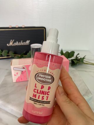 썸헤어 / SUMHAIR [썸헤어] 프로틴 스무디 클리닉 미스트 150ml — 5점을 준 리뷰어가 2021년 7월 올린 사용 사진
