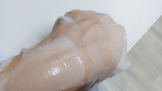 [올리브영] 웰더마 프리미엄 사파이어 콜라겐 임팩트 피팅 마스크 4매 — 5점을 준 리뷰어가 2025년 7월 올린 사용 사진