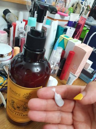 아미니 플라워테라피 바디로션  500ml 시리즈 — 5점을 준 리뷰어가 2021년 4월 올린 사용 사진