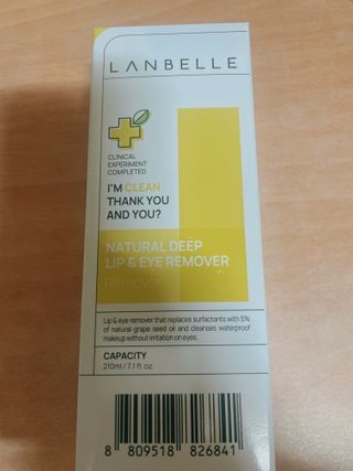 랑벨 내츄럴 딥 립앤아이 리무버 210ml — 5점을 준 리뷰어가 2022년 6월 올린 사용 사진