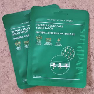 마이디플러스 트러블 릴리프 케어 마이크로 패치 1박스 2매 — 5점을 준 리뷰어가 2021년 11월 올린 사용 사진
