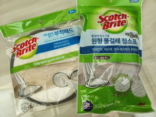 3M 스카치브라이트 원형 물걸레 청소포1 — 5점을 준 리뷰어가 2023년 4월 올린 사용 사진