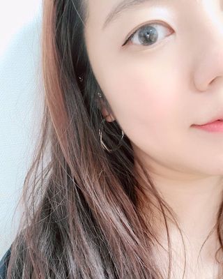렌시스 LENSSIS [ 렌시스 ] 영롱한 색감의 혼혈렌즈 ＃루나시리즈 1개월용 ｜ 3컬러 중 택1 ｜ — 4점을 준 리뷰어가 2021년 7월 올린 사용 사진