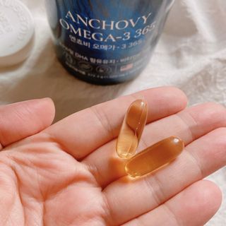 서울약사신협 Finepick_오메가365_1020mg x 365캡슐 — 3점을 준 리뷰어가 2021년 4월 올린 사용 사진